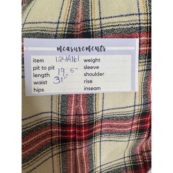 Talbots 12 Petite Tartan Plaid Wool Blend A-Line Skirt - Picture 15 of 16